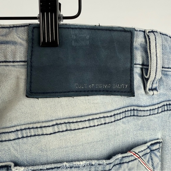 Cult of Individuality Men’s Distressed Checkered Jeans – Size 40x33 - Picture 4 of 10